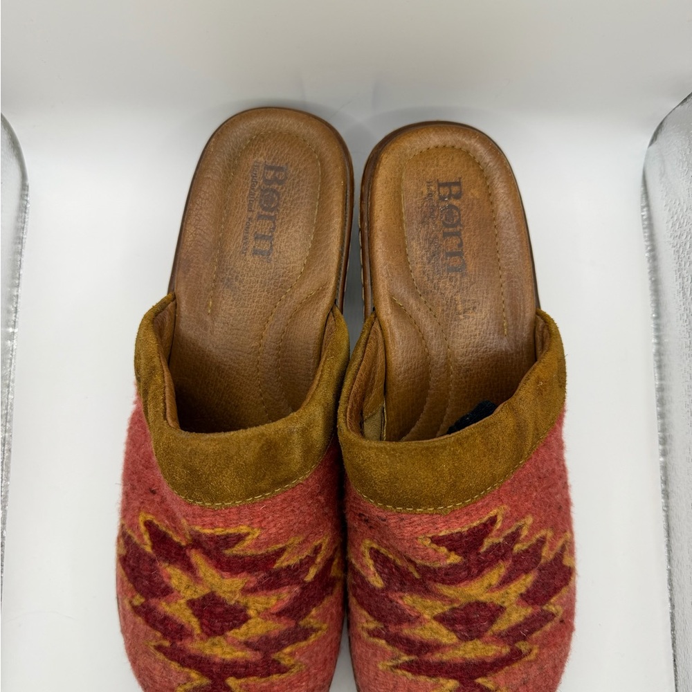 Born Bandy Blanket Clogs - Rust - Picture 9 of 10